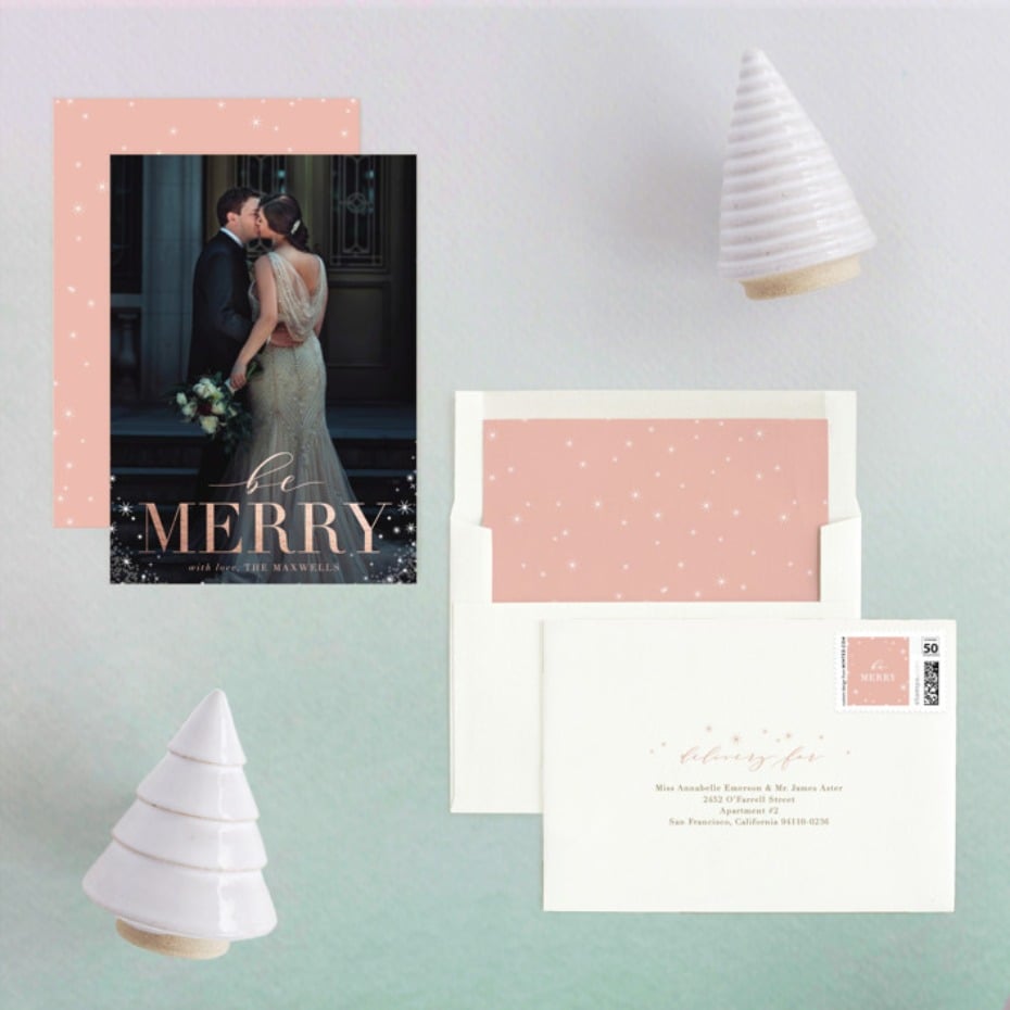 Be Merry holiday card