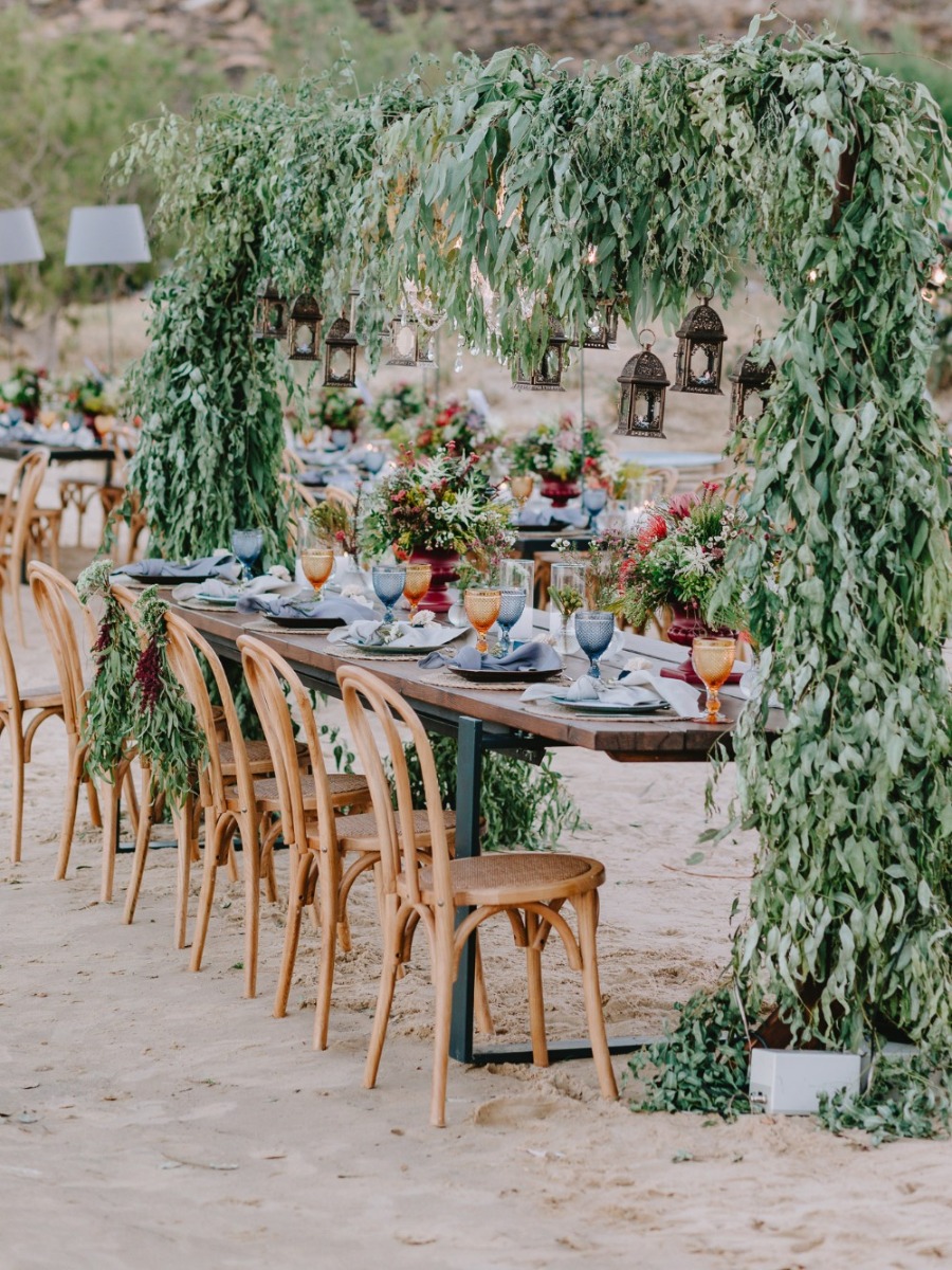 Modern Moroccan Inspired Beach Wedding