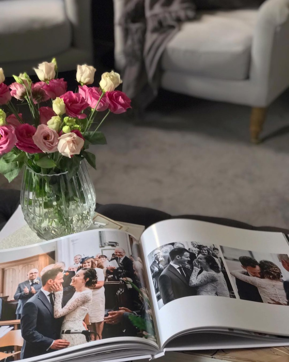 Blurb custom wedding photo book