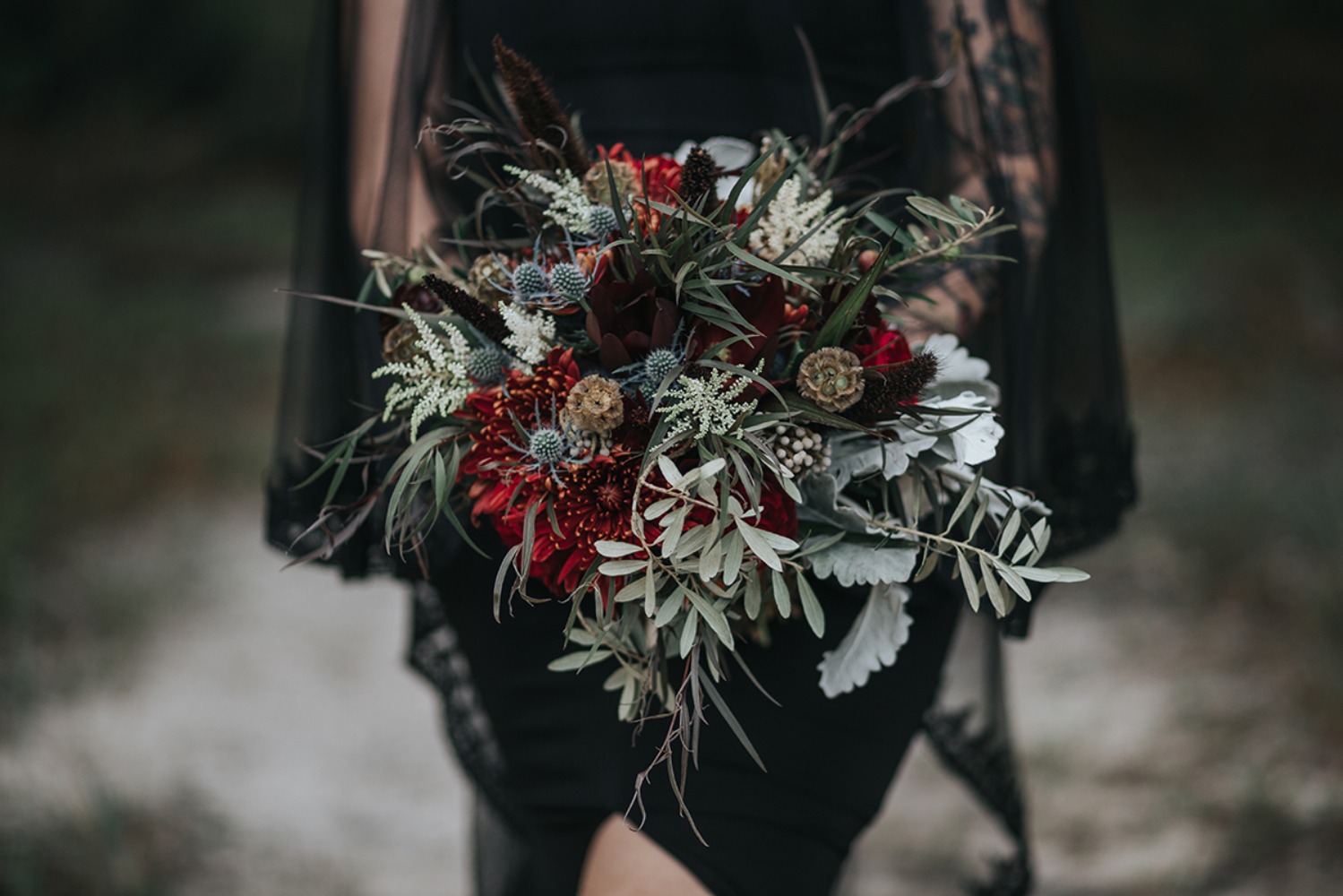 wedding bouquet with fantasy vibe
