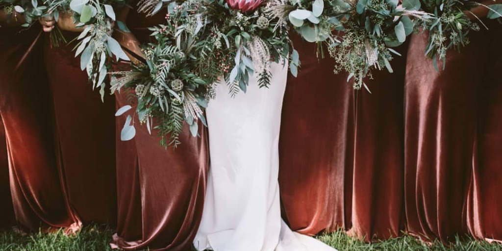 This Is Why You Say Yes to Velvet Bridesmaid Dresses