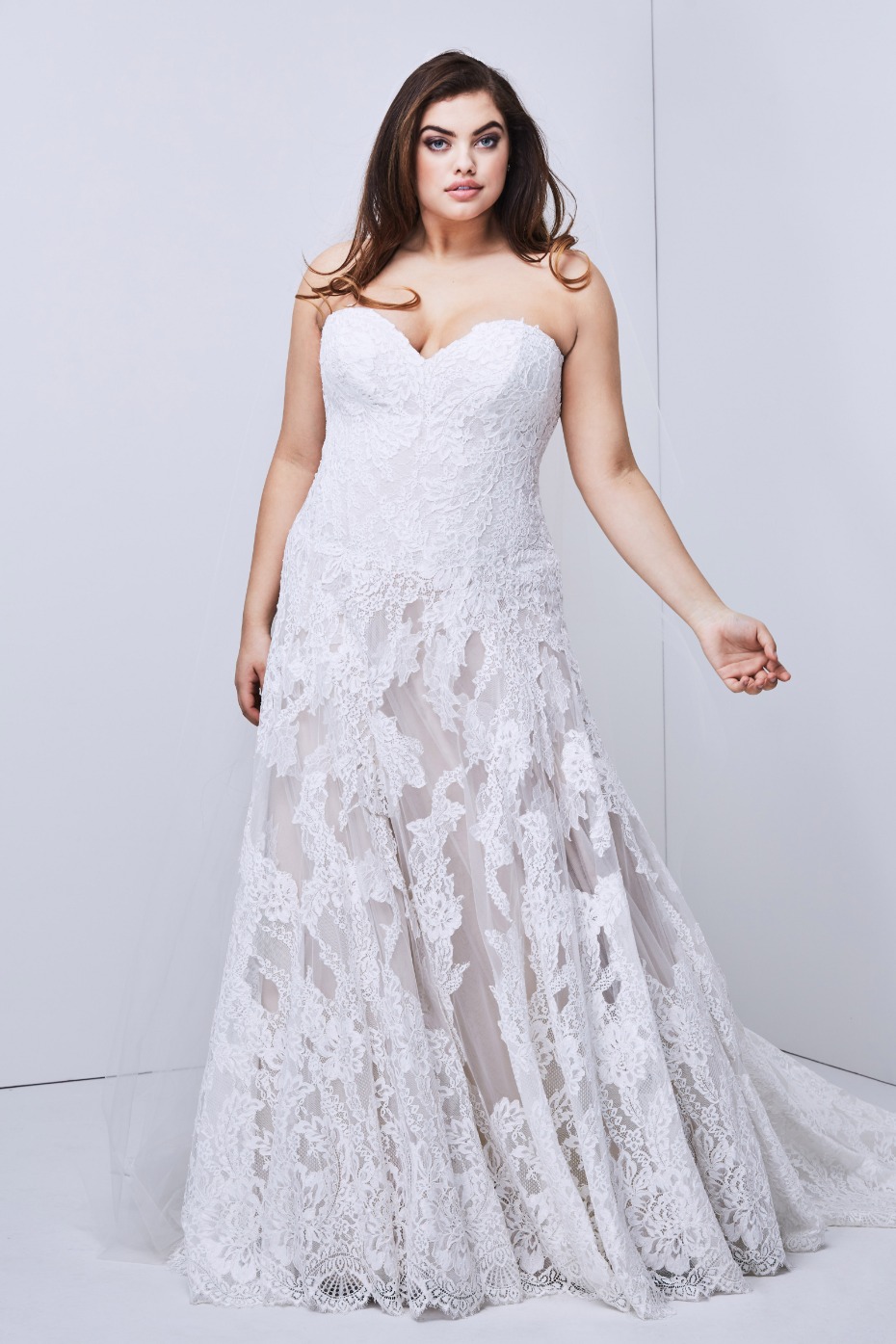 Watters Lyric Gown Plus Size