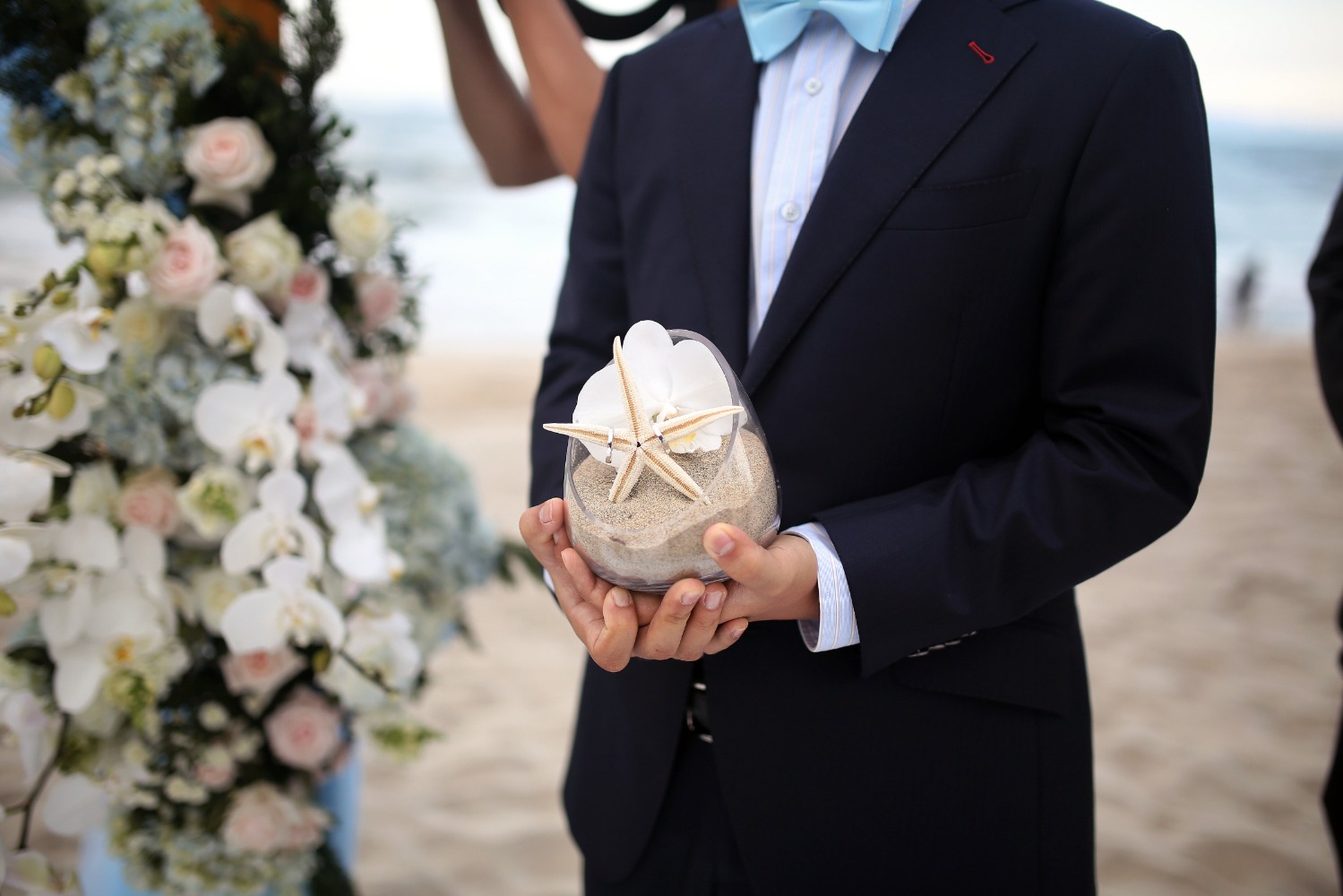 wedding ring starfish holder