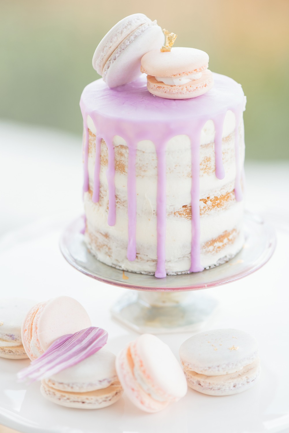 mini drizzle wedding cake