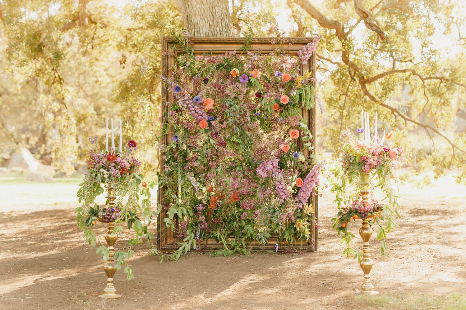 Floral Fairytale Shoot at Heavenly Oaks Flower Farm Flower Painting