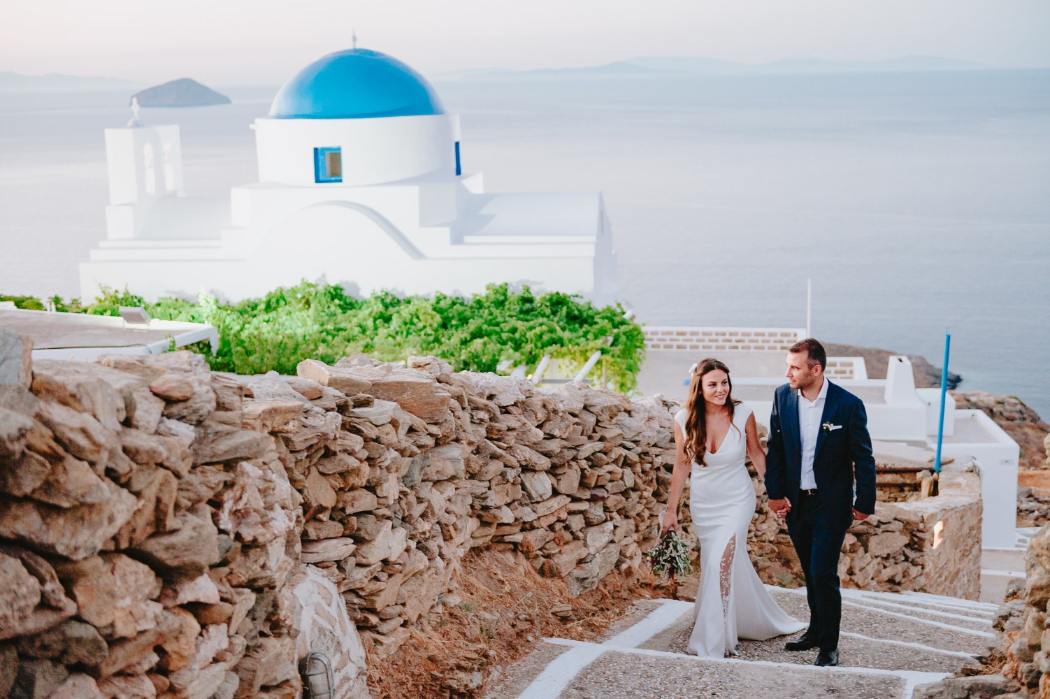 Beautiful wedding in Cyclades