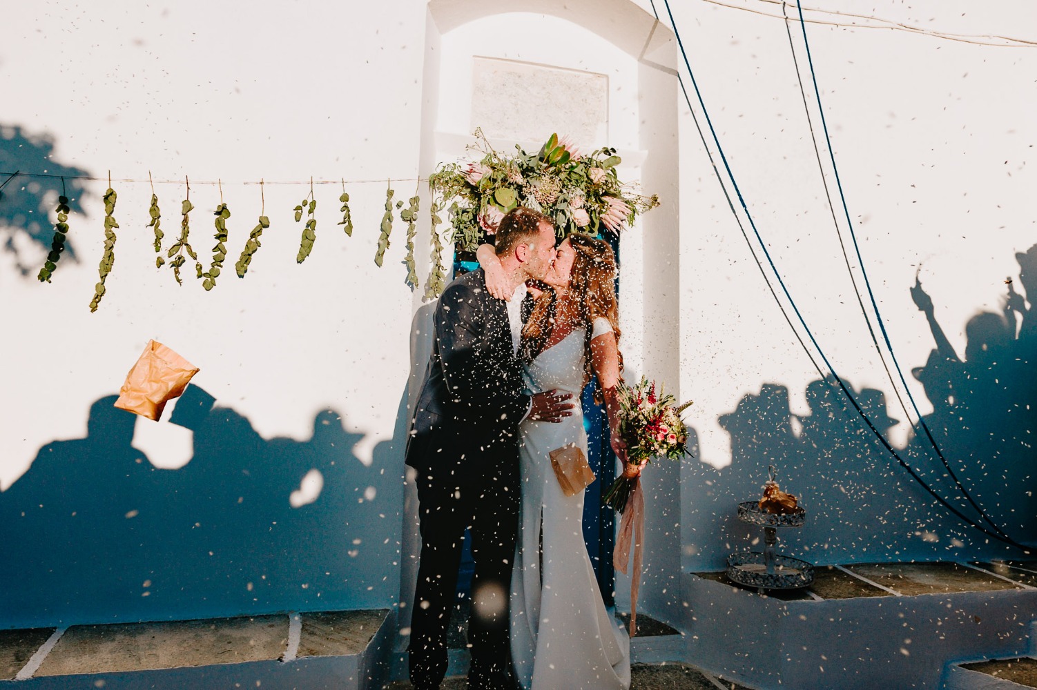 Just married in Cyclades