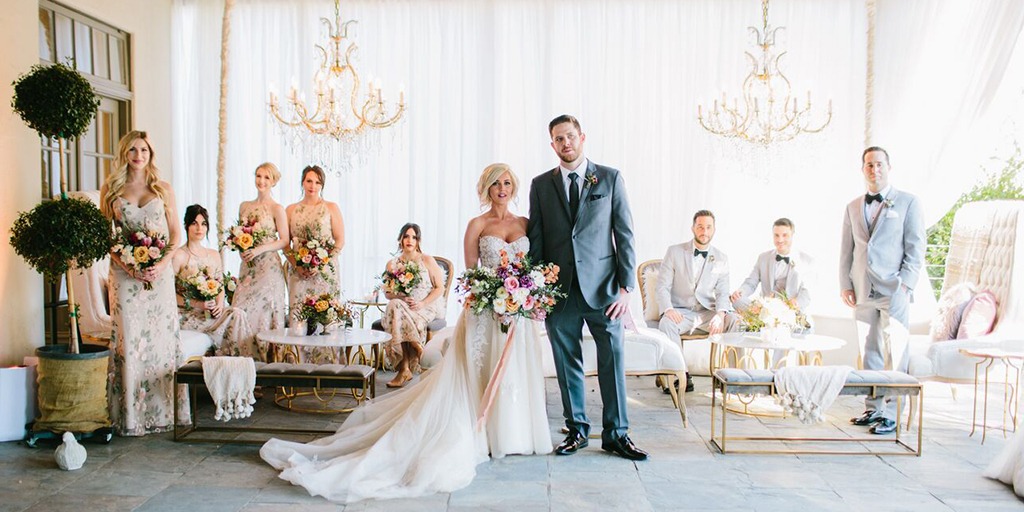You Won't Believe This Boho Floral Wedding Was Plan B