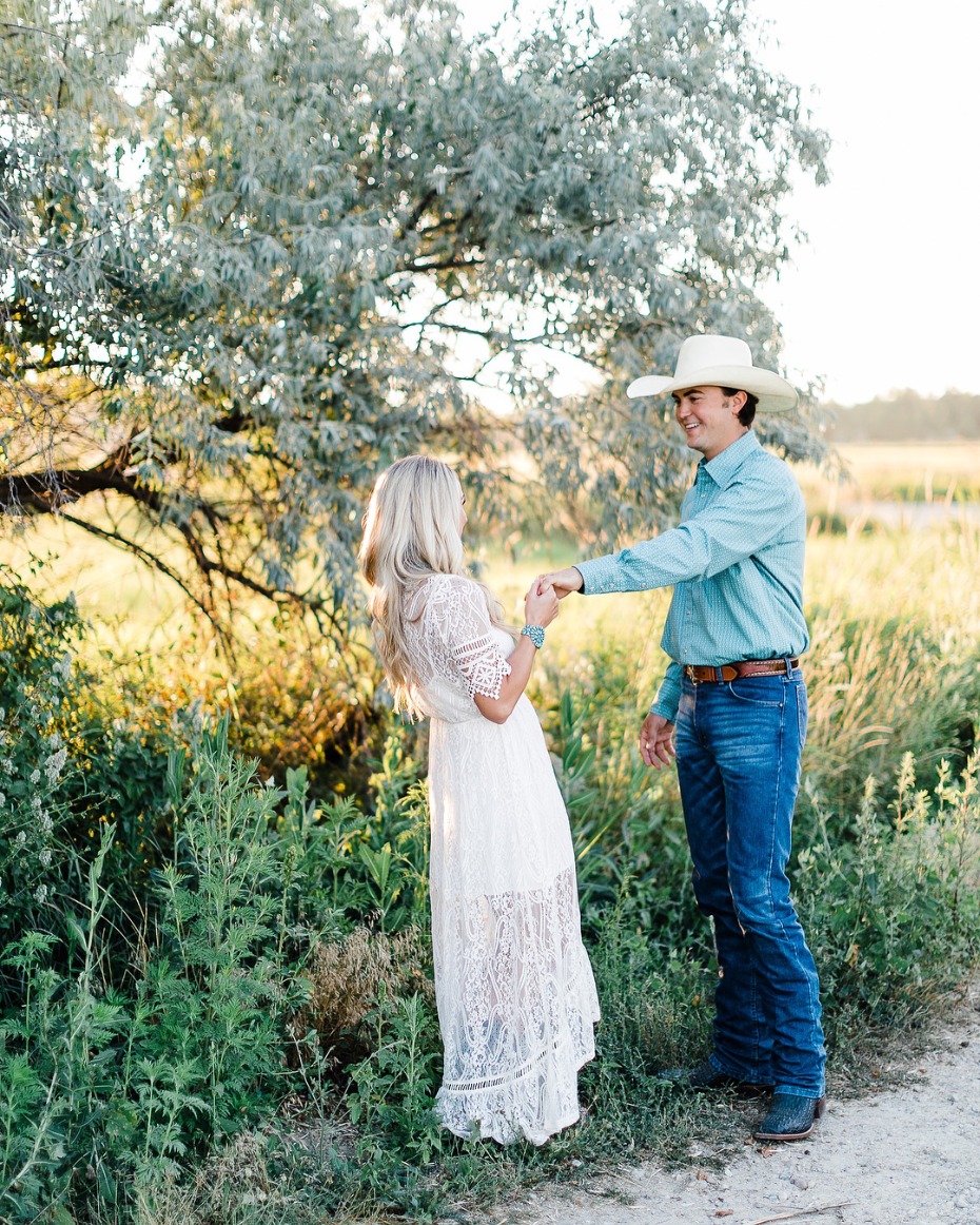 Couple in love, romantic engagement photo