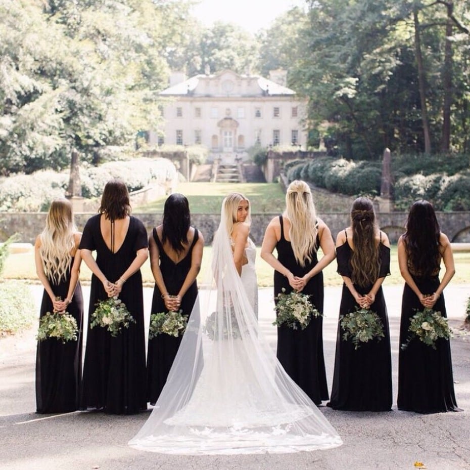 bridesmaids-backs-in-black-dresss-from-showmeyourmumu