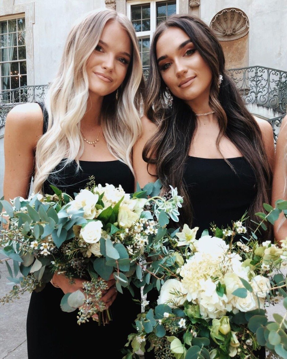 bridesmaids-in-black-belinda-dress-from-showmeyour
