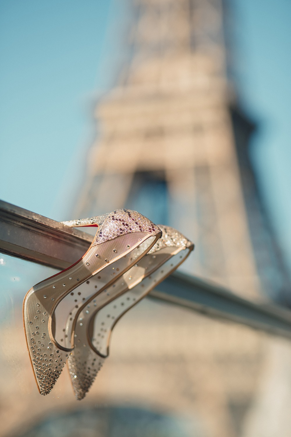 Bridal heels in Paris