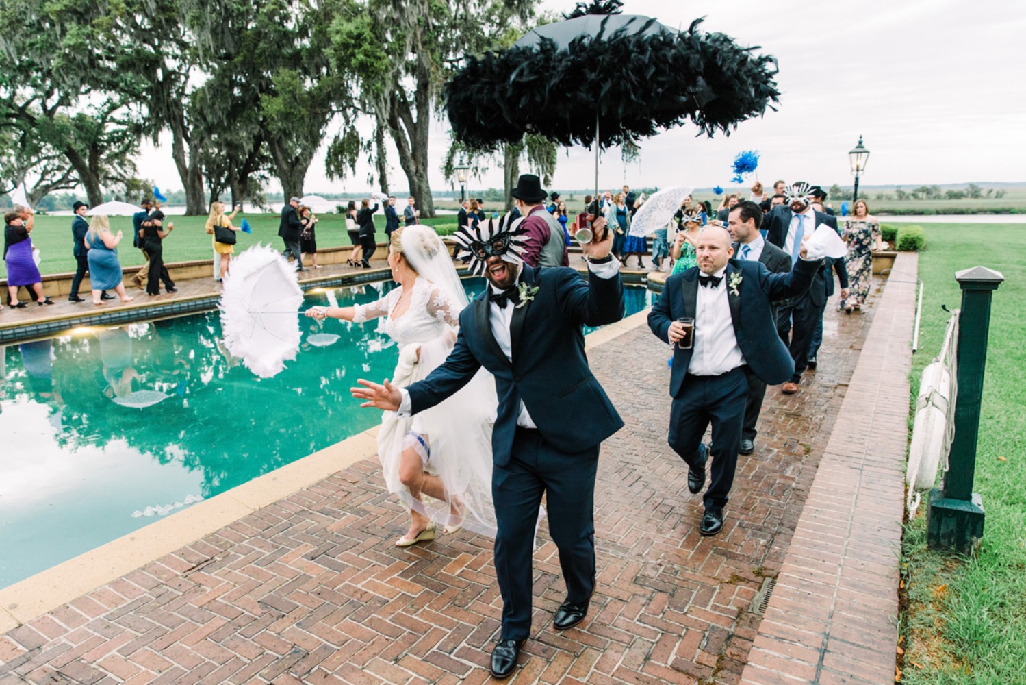 Second line march wedding