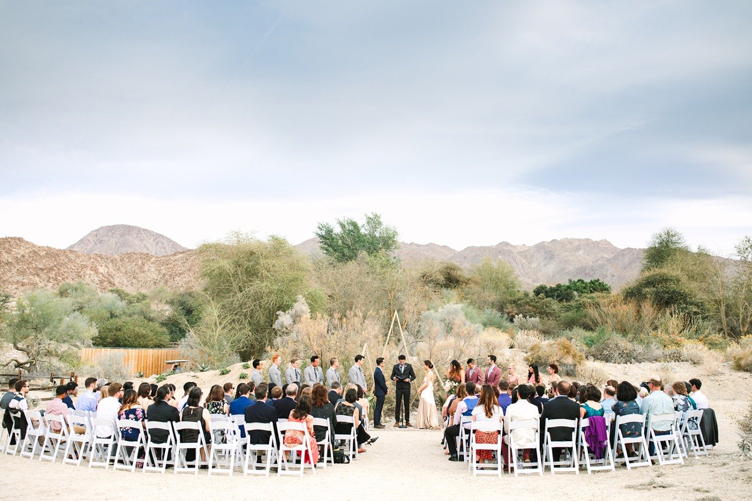 Palm Springs wedding at  Living Desert zoo
