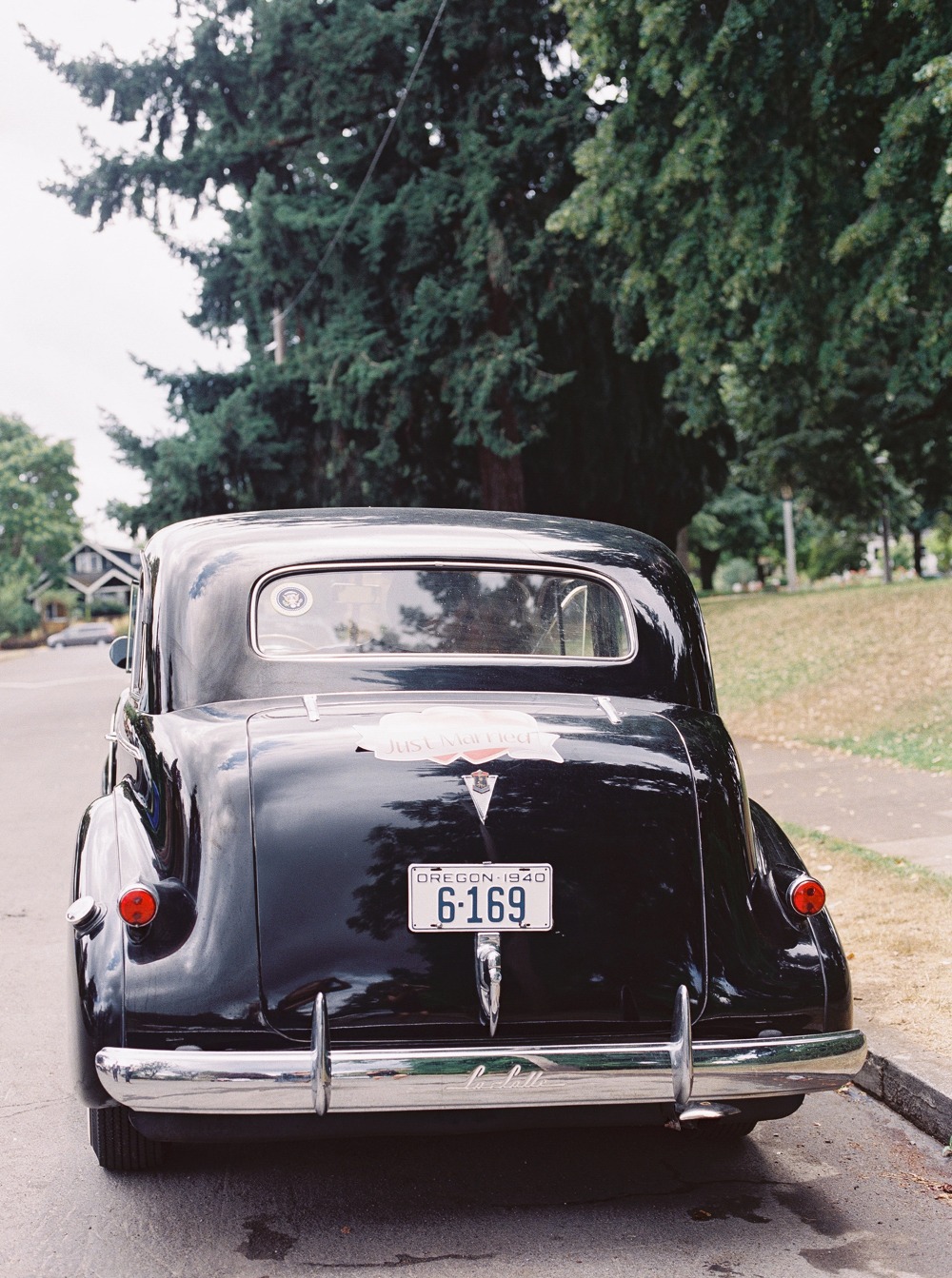 Vintage getaway car