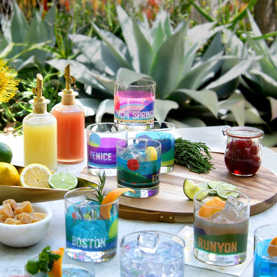 People, Places & Things Gift Glassware with Important Places