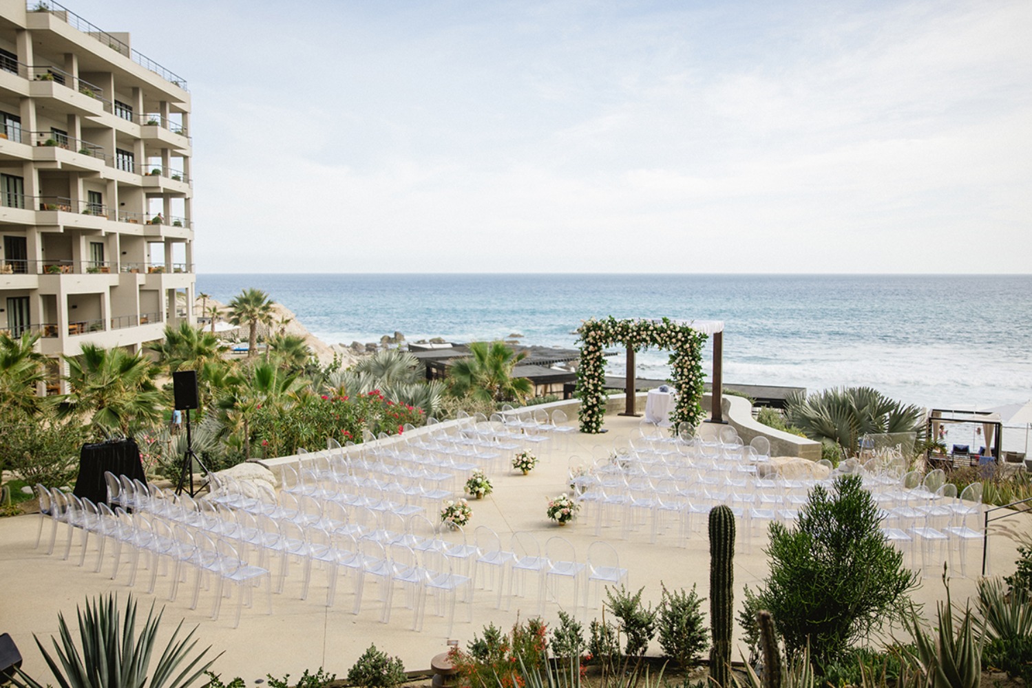 wedding ceremony in Cabo