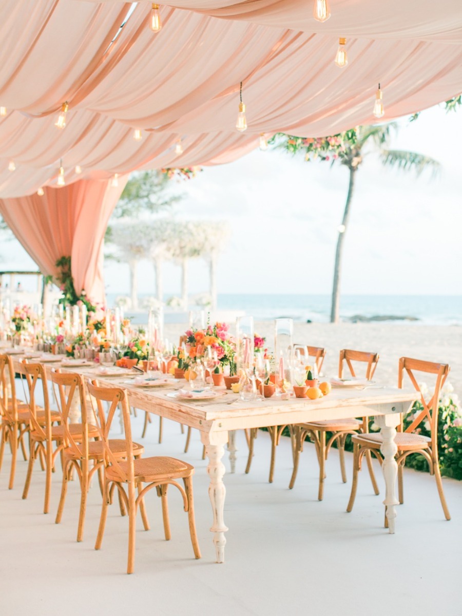 Colorful Destination Beach Wedding in Thailand