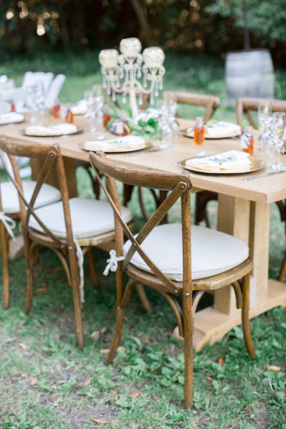rustic chic wedding table