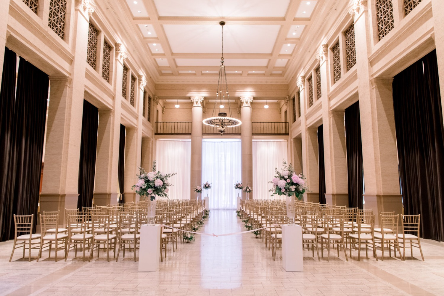 Elegant indoor ceremony