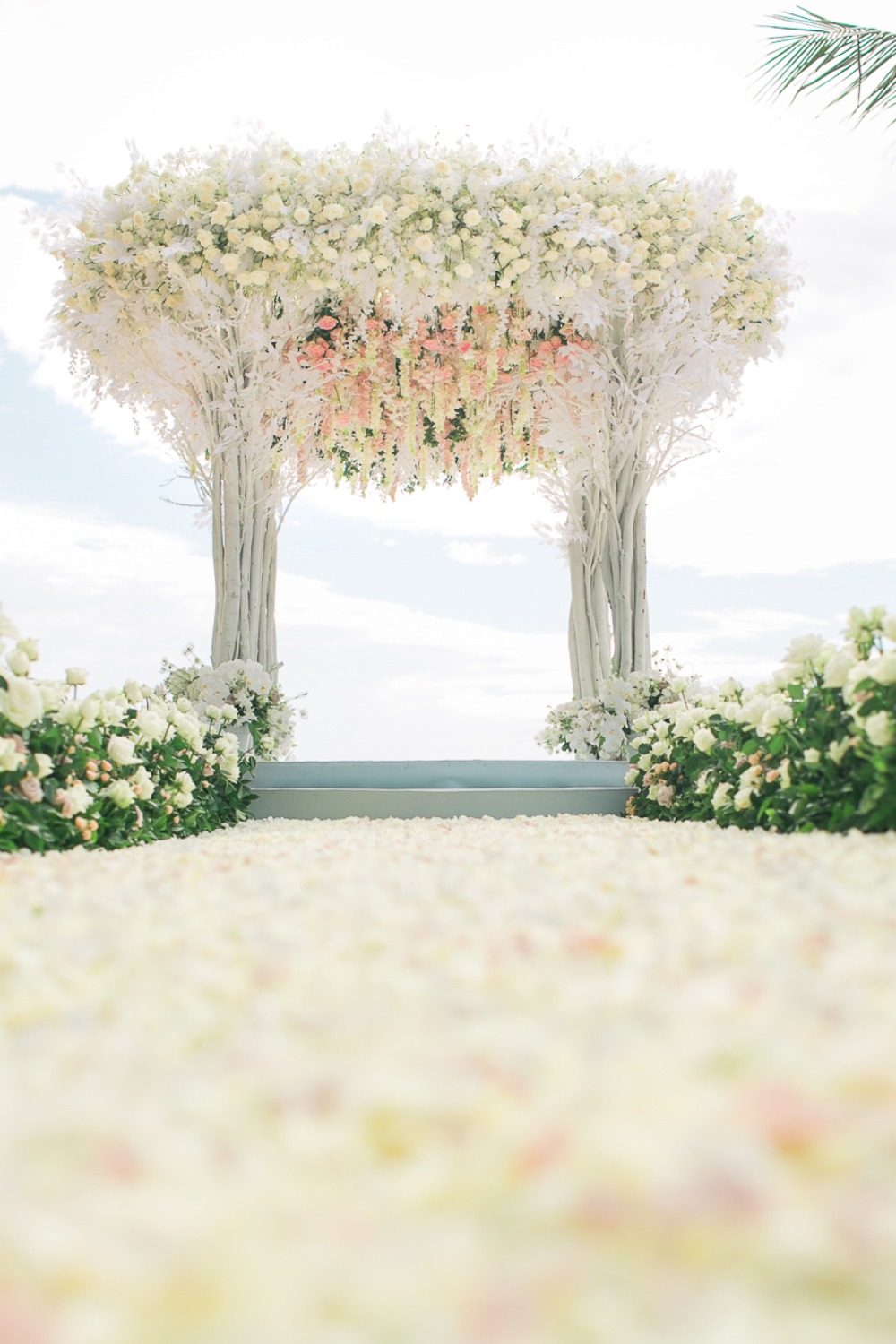 Stunning wedding arbor