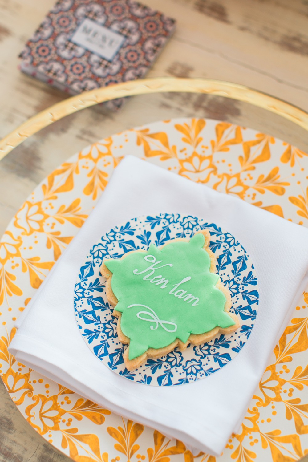Cookie place card