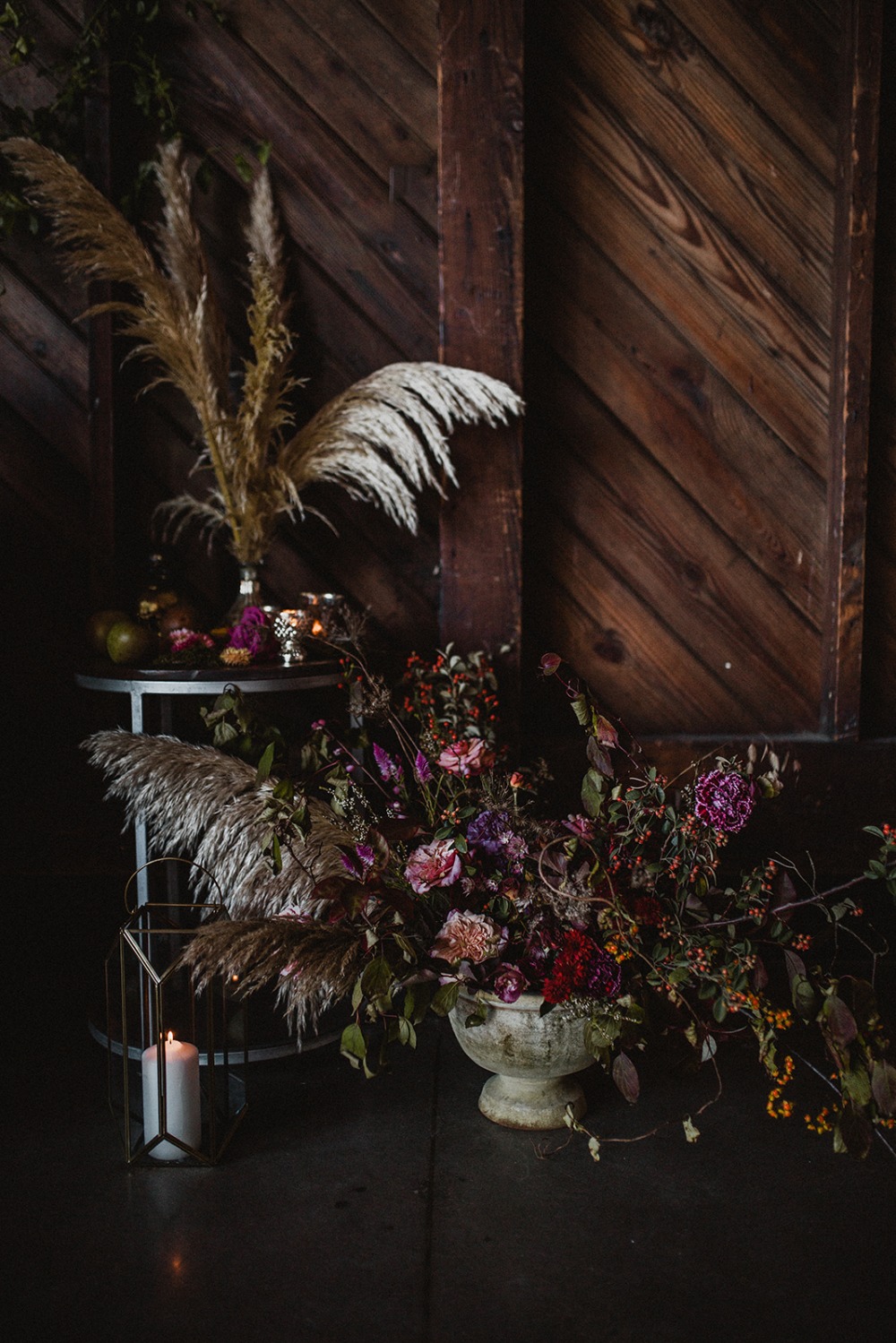 late fall floral decor