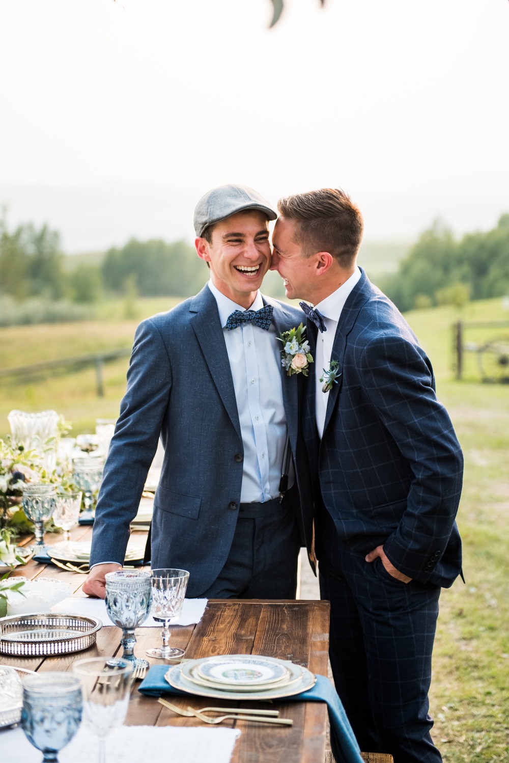 adorable rustic wedding ideas for the Mr. and Mr.