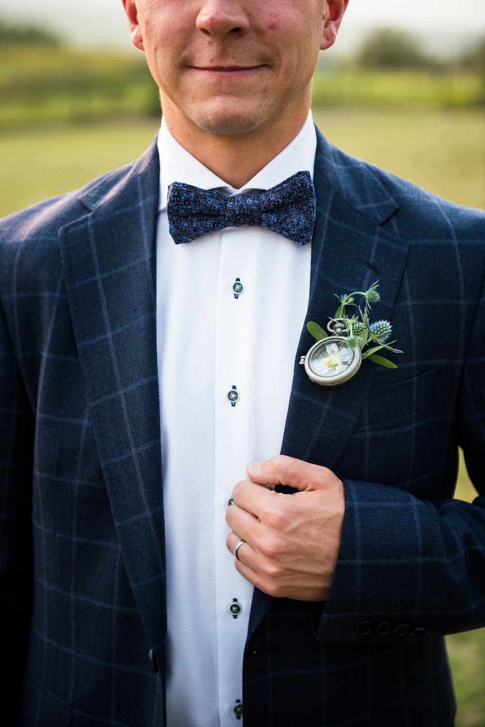 Stop watch boutonniere