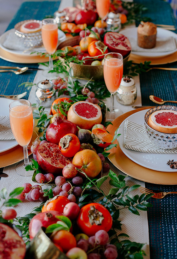 fruit for days holiday table