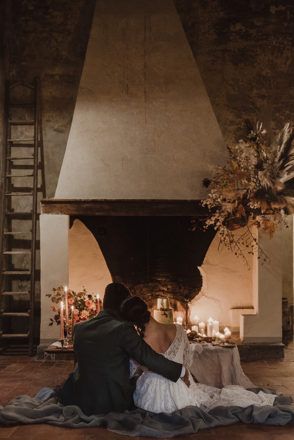 romantic Tuscany sweetheart table
