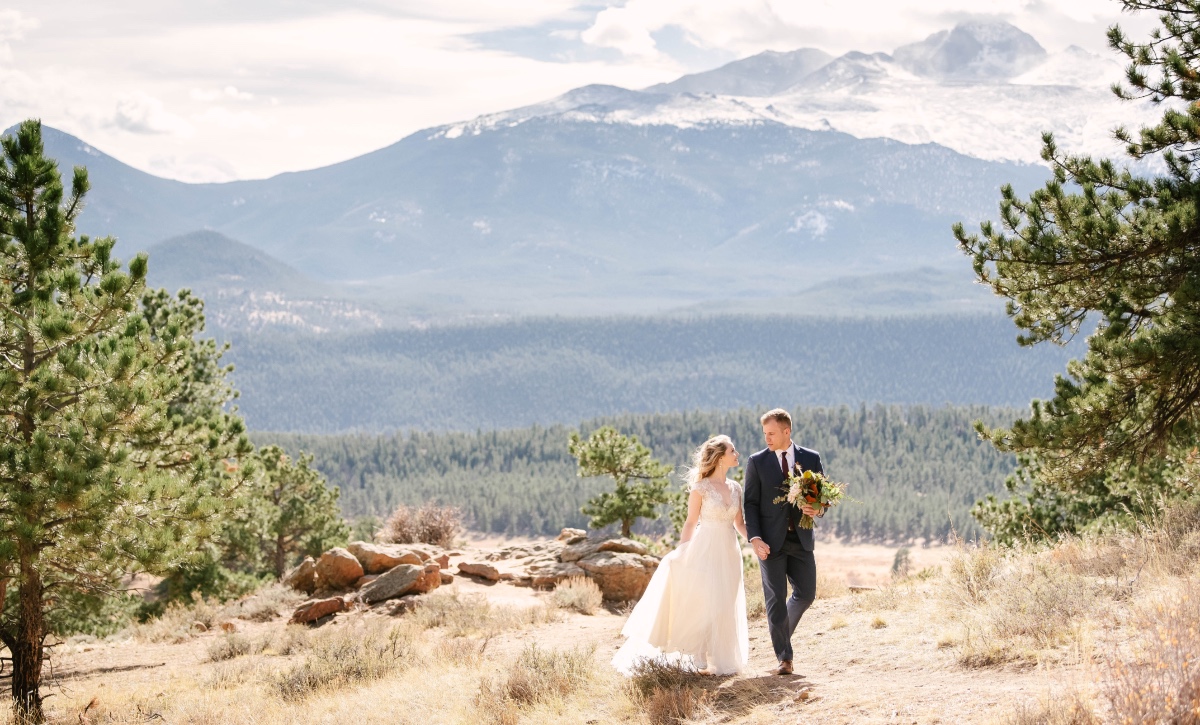 wedding in the Rocky Mountains