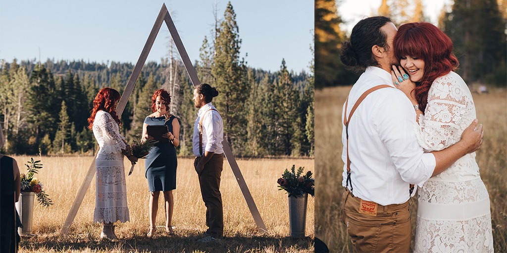 A Beautifully Informal Rustic New Age Wedding
