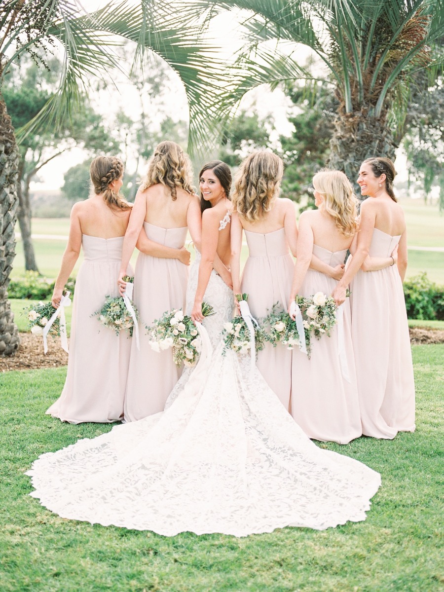 A Stylish Blush and Black Tie Wedding in San Diego