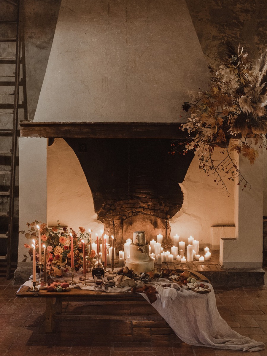 A Tuscan Fall Fantasy Wedding Inspiration