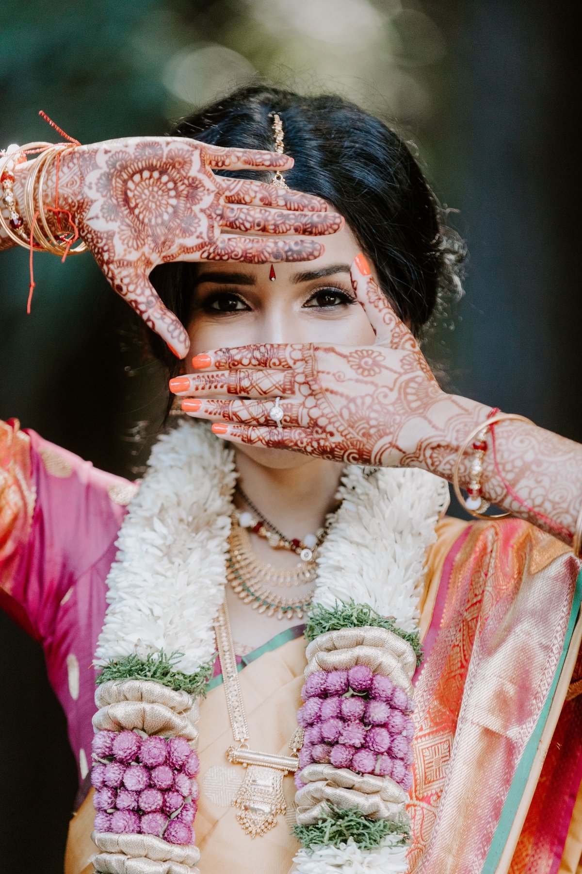 Traditional bridal look
