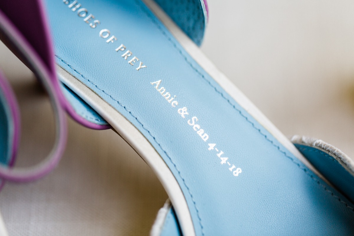 Bridal Shoes of Prey Annie and Sean wedding 4 14 18