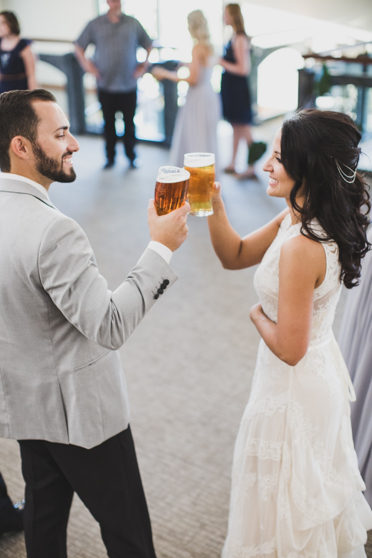 cheers to the newlyweds