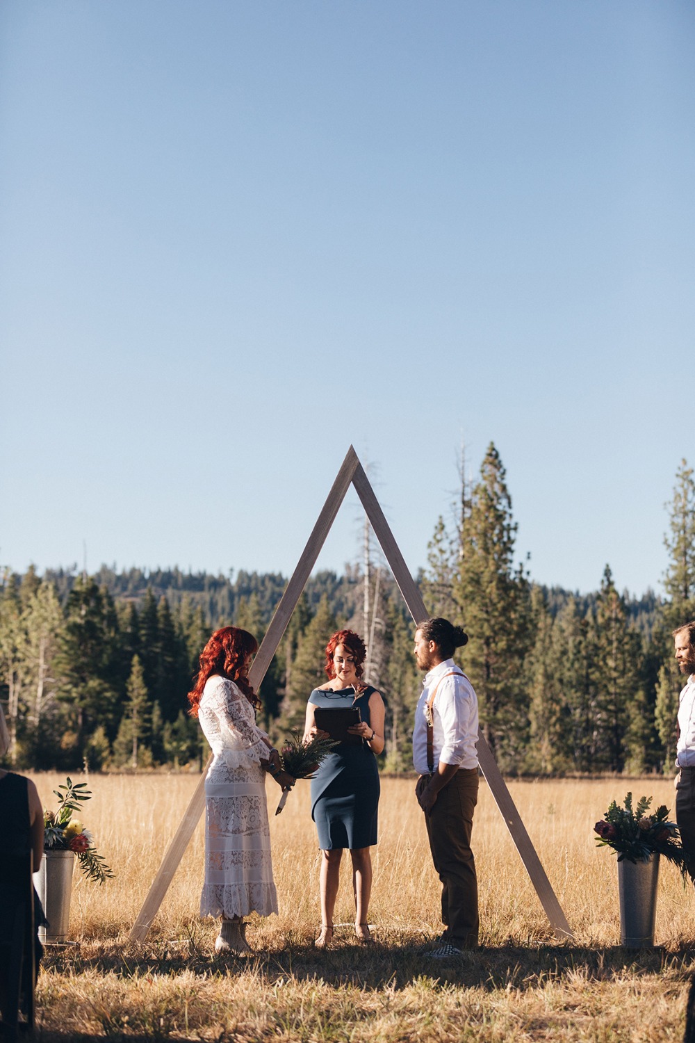 A Beautifully Informal Rustic New Age Wedding