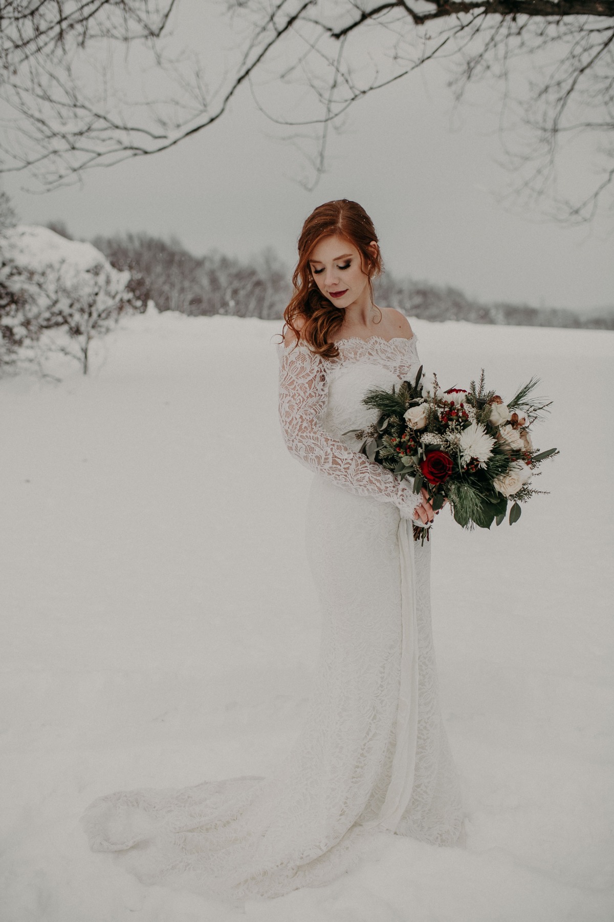 winter bride style
