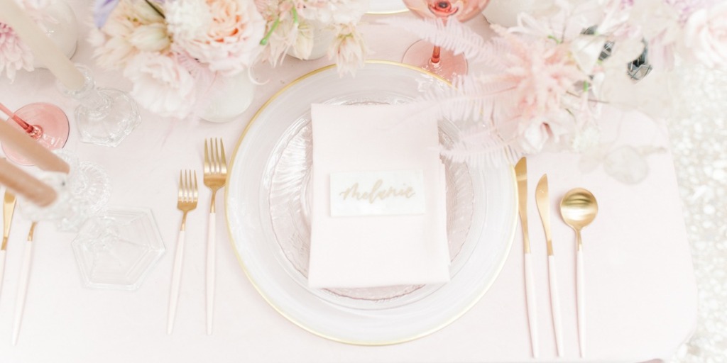 How to Style a Blush Hued Wedding With a Hint of Sparkle
