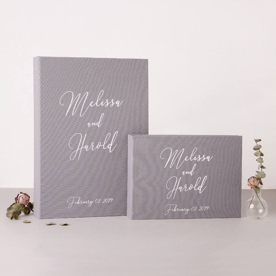 Liumy Photo Guest Book Vertical and Horizontal Versions