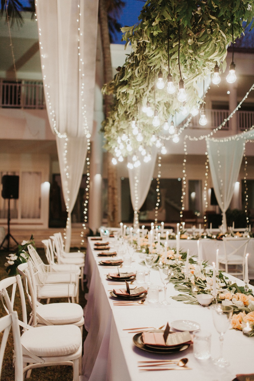 Dreamy wedding lights