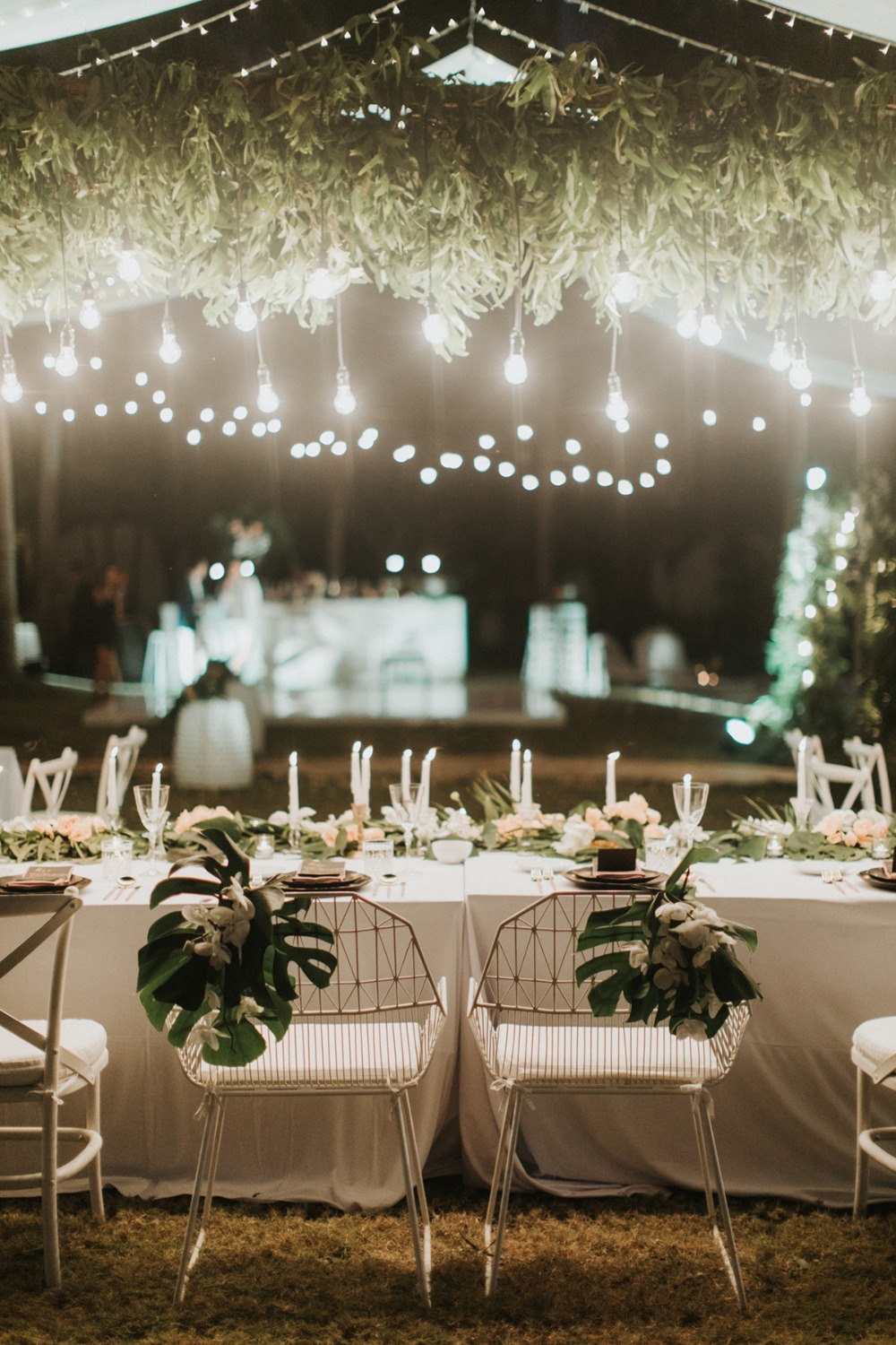 sweetheart seats at the reception