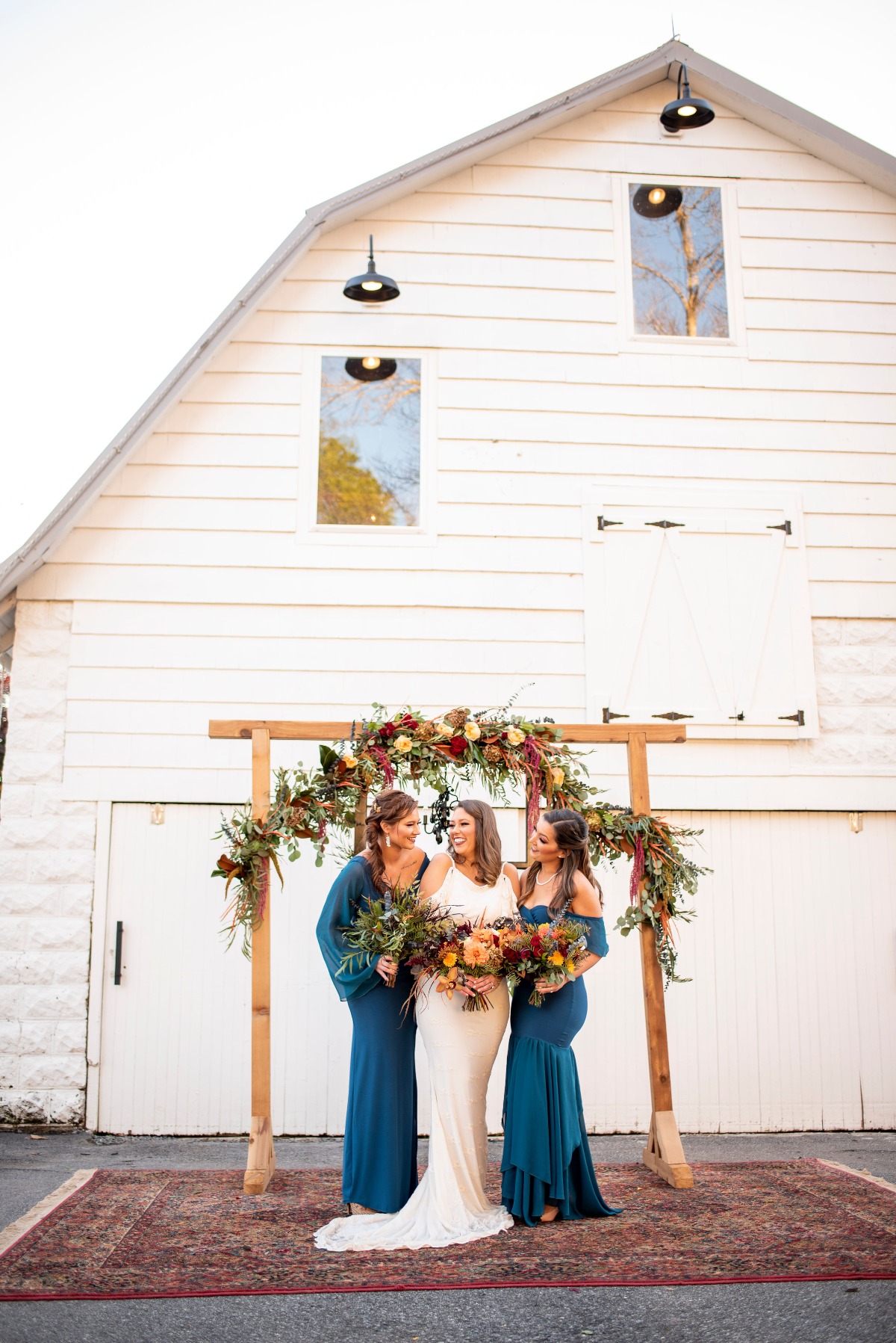 Bridesmaids style in blue