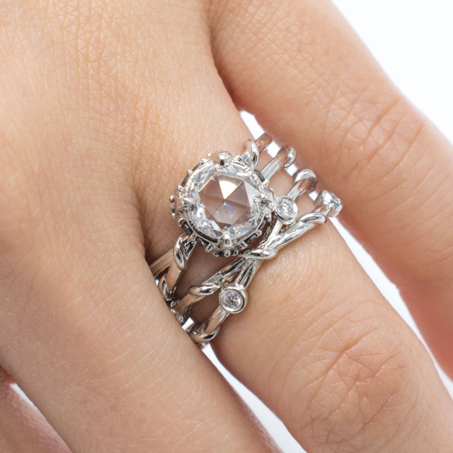 Karen Karch Platinum Engagement Ring