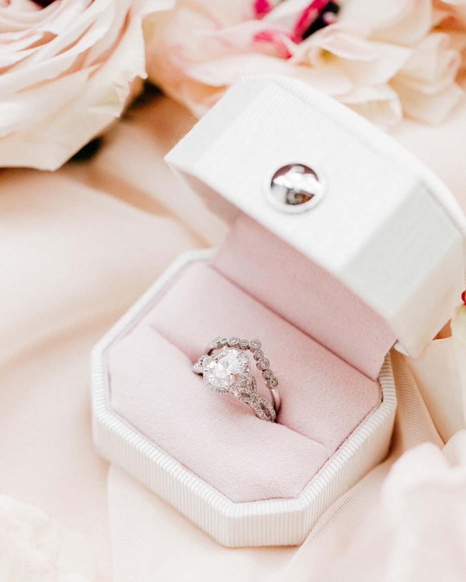 Kirk Kara Diamond Engagement Rings Set in Platinum