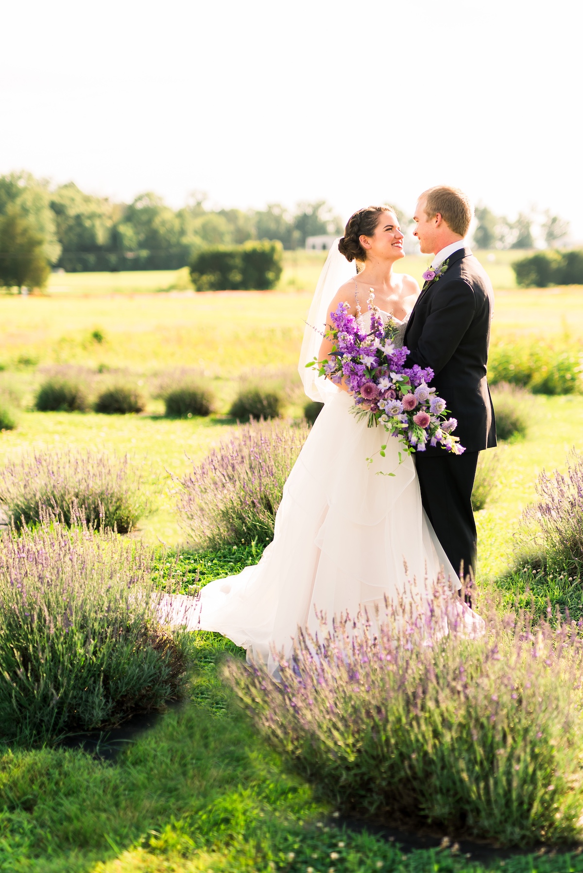 Lavender field wedding ideas