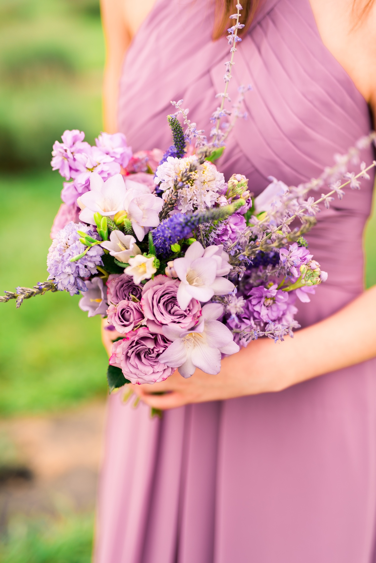 Lavender bridesmaid bouquet