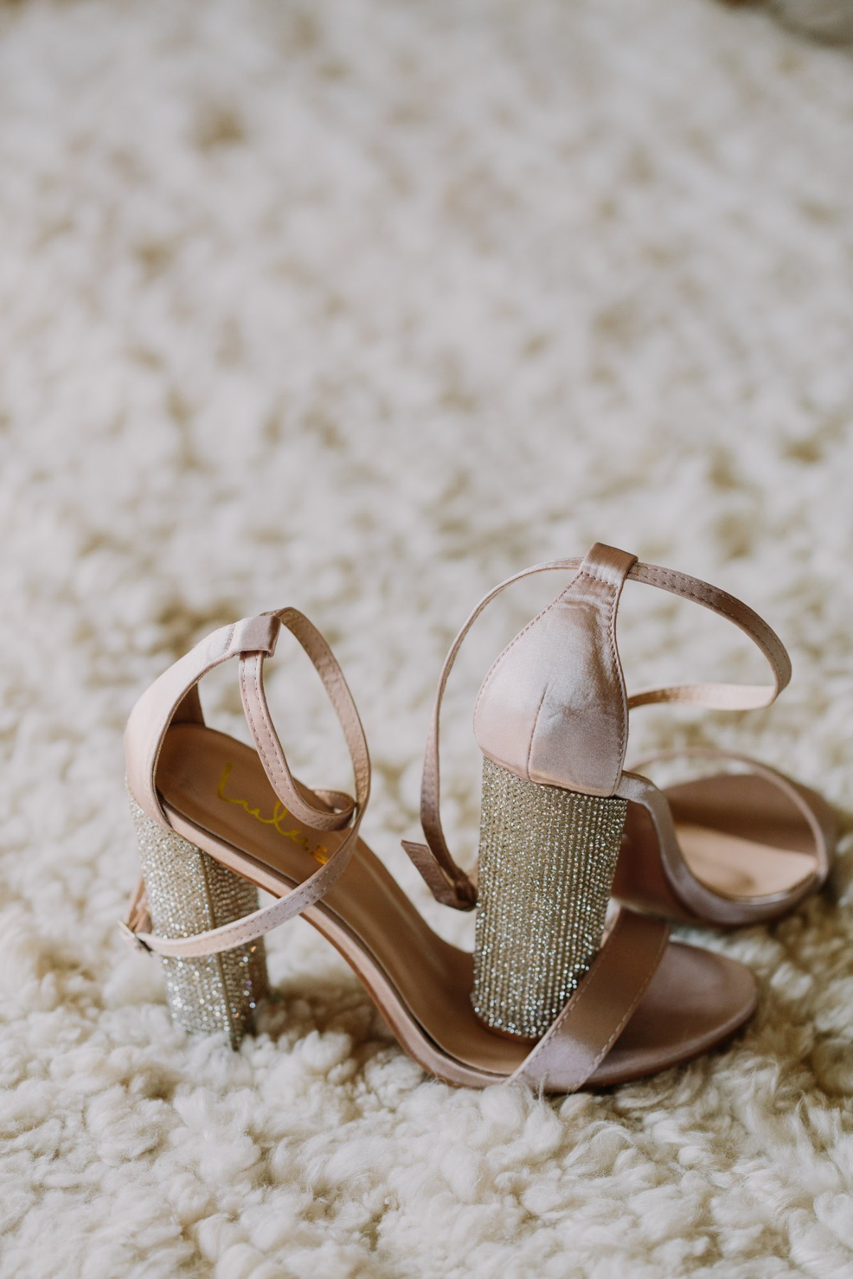 glam pink wedding shoes